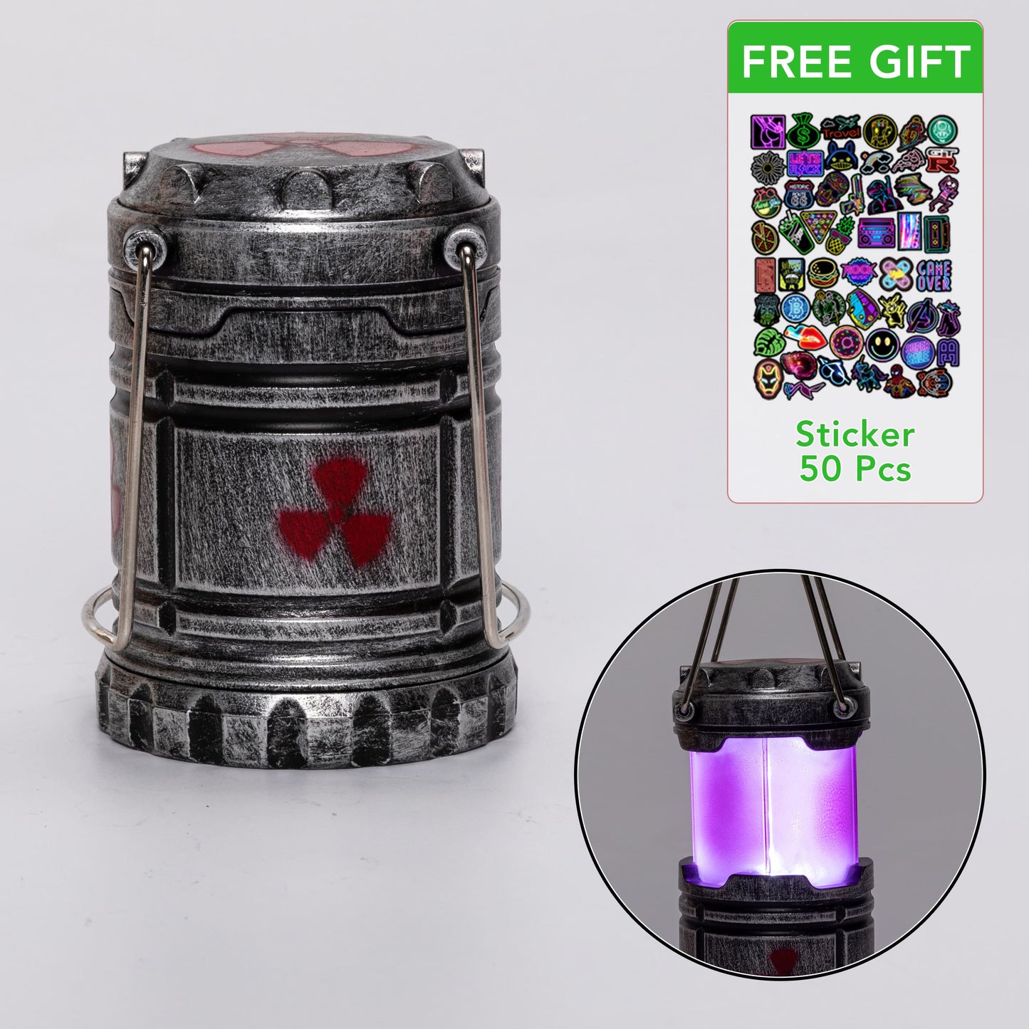 Nuclear Reactor Lantern Night Light – Industrial Sci-Fi Aesthetic