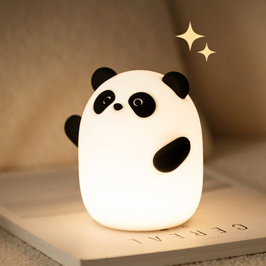 Huggwaii Panda LED Squishy Night Light For Gift USB Rechargeable Panda Lamp 1200mAh