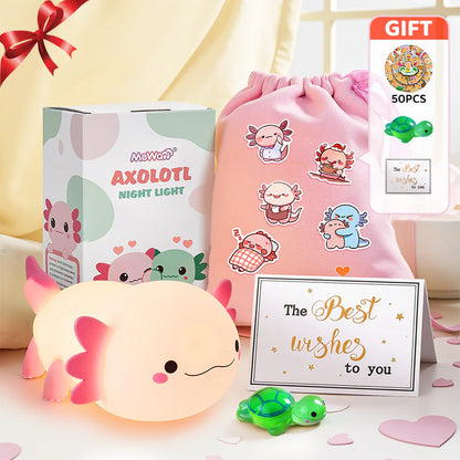 MeWaii® Adorable Soft Axolotl LED Lamp - Ideal Present 🎁