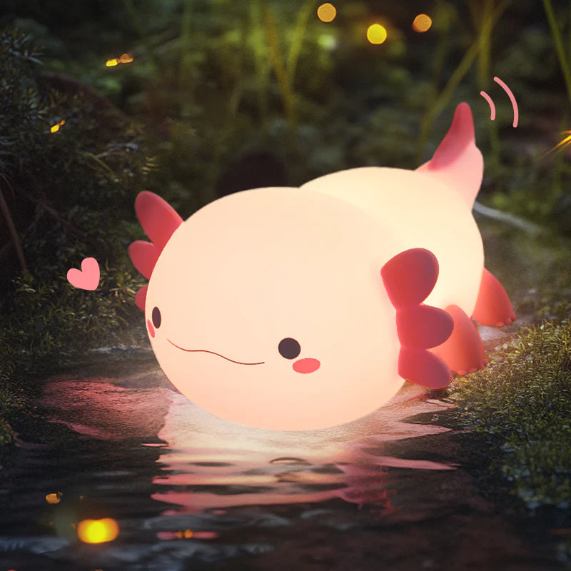 MeWaii® Adorable Soft Axolotl LED Lamp - Ideal Present 🎁