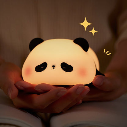 Huggwaii Cute Panda Night Light LED Squishy Tap Lamp Best Gift for Baby and Girl