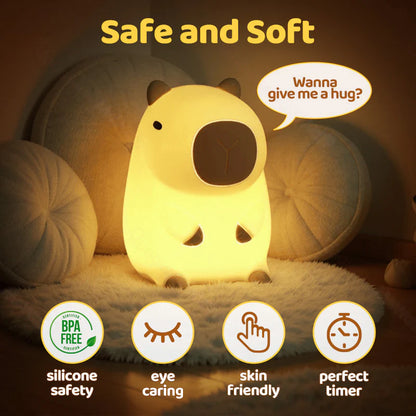MeWaii® Soft Capybara Nightlight - Ideal Present 🎁