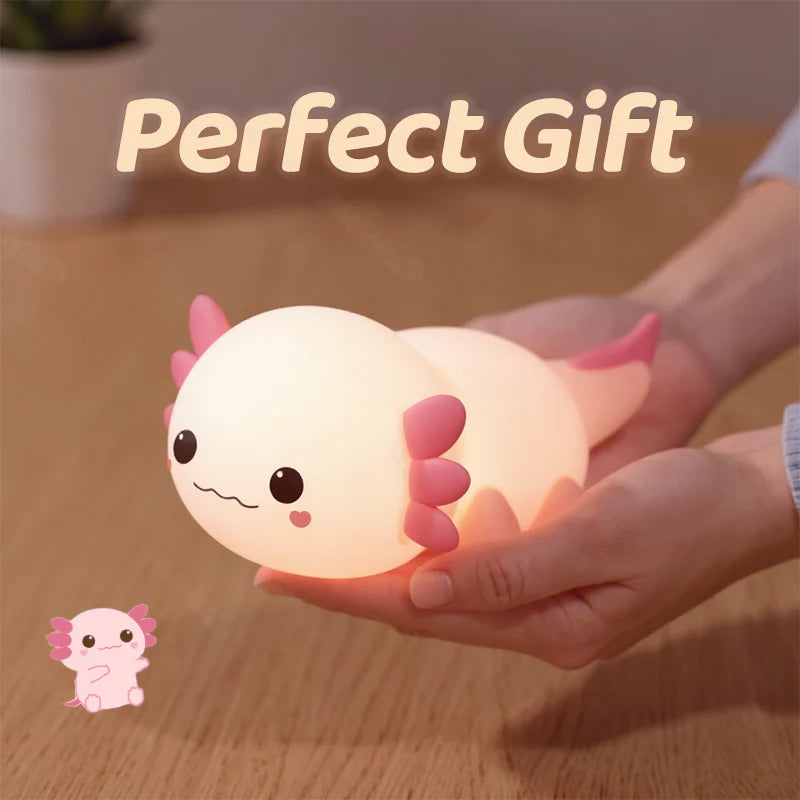 MeWaii® Adorable Soft Axolotl LED Lamp - Ideal Present 🎁