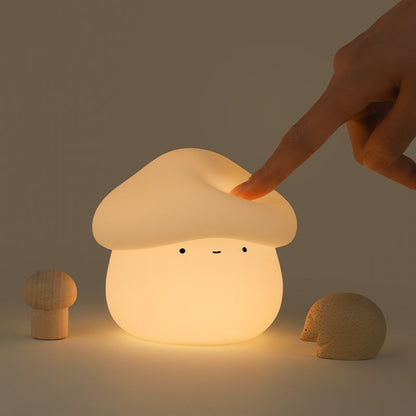 Huggwaii Mushroom LED Squishy Tap Tap Night Light Lamp