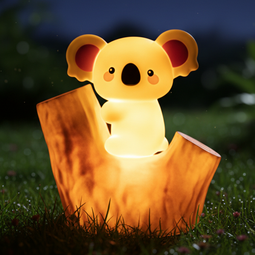 Huggwaii Mini Koala on Tree Branch Silicone Squishy Night Light Cute Perfect Gift