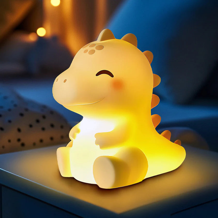 MeWaii® Soft Silicone Dinosaur LED Night Light - Ideal Gift for Children