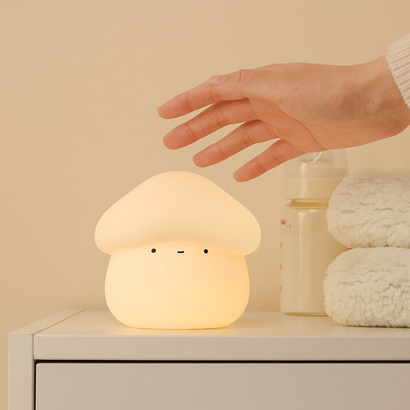 Huggwaii Mushroom LED Squishy Tap Tap Night Light Lamp